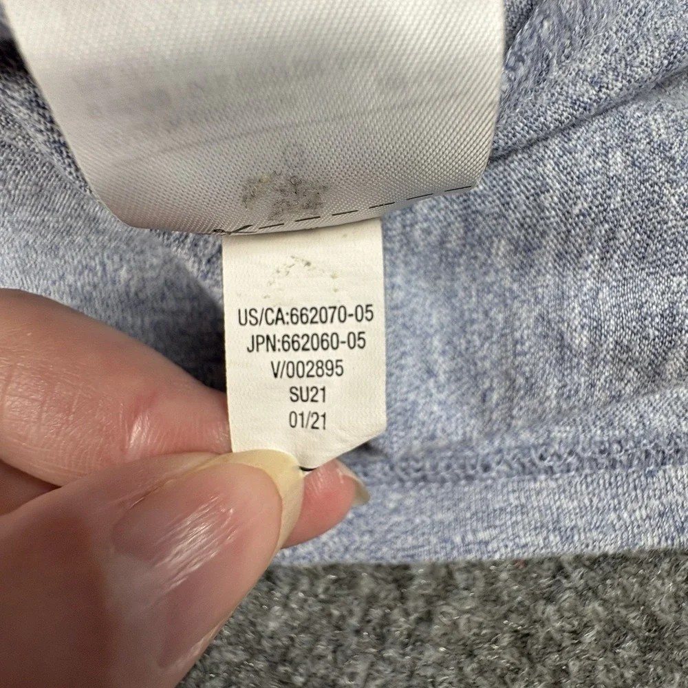 Banana Republic Quick Dry Shirt Men‎ L Blue Breathable Athletic Minimalist Tee